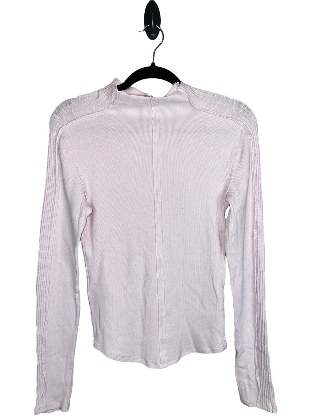 We The Free 'Bolero' Light Purple Long Sleeve Ribbed Turtle Neck Blouse Size S